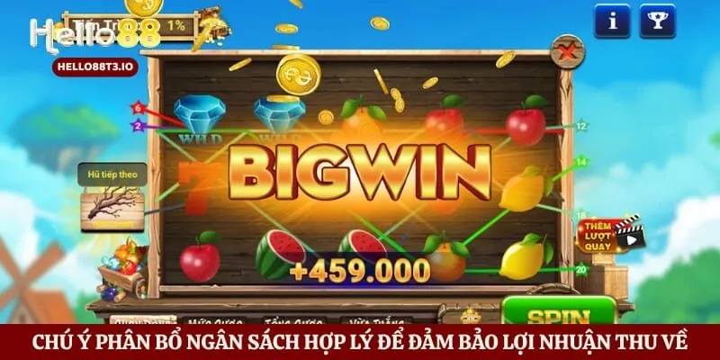 Chú ý phân bổ ngân sách hợp lý để đảm bảo lợi nhuận thu về