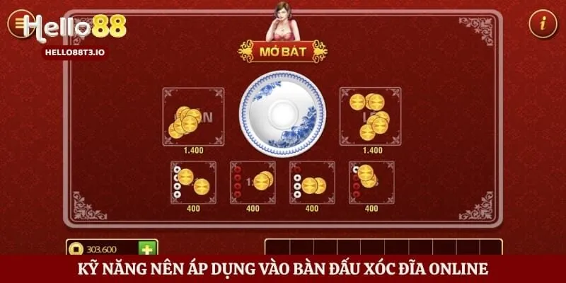 Xóc Đĩa Hello88 - Trải Nghiệm Cá Cược Đỉnh Cao Tại Trang Game Hình số 5 Kỹ năng nên áp dụng vào bàn đấu xóc đĩa online