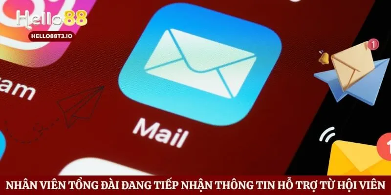 Nhân viên tổng đài đang tiếp nhận thông tin hỗ trợ từ hội viên
