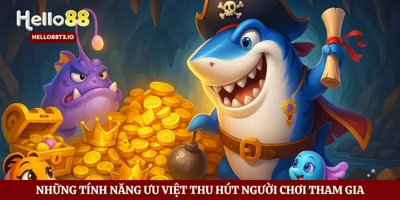 Bắn Cá H5 - Hành Trình Chinh Phục Thế Giới Đại Dương Hình số 5 Những tính năng ưu việt thu hút người chơi tham gia