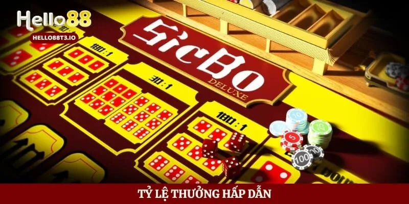 Tỷ lệ thưởng hấp dẫn